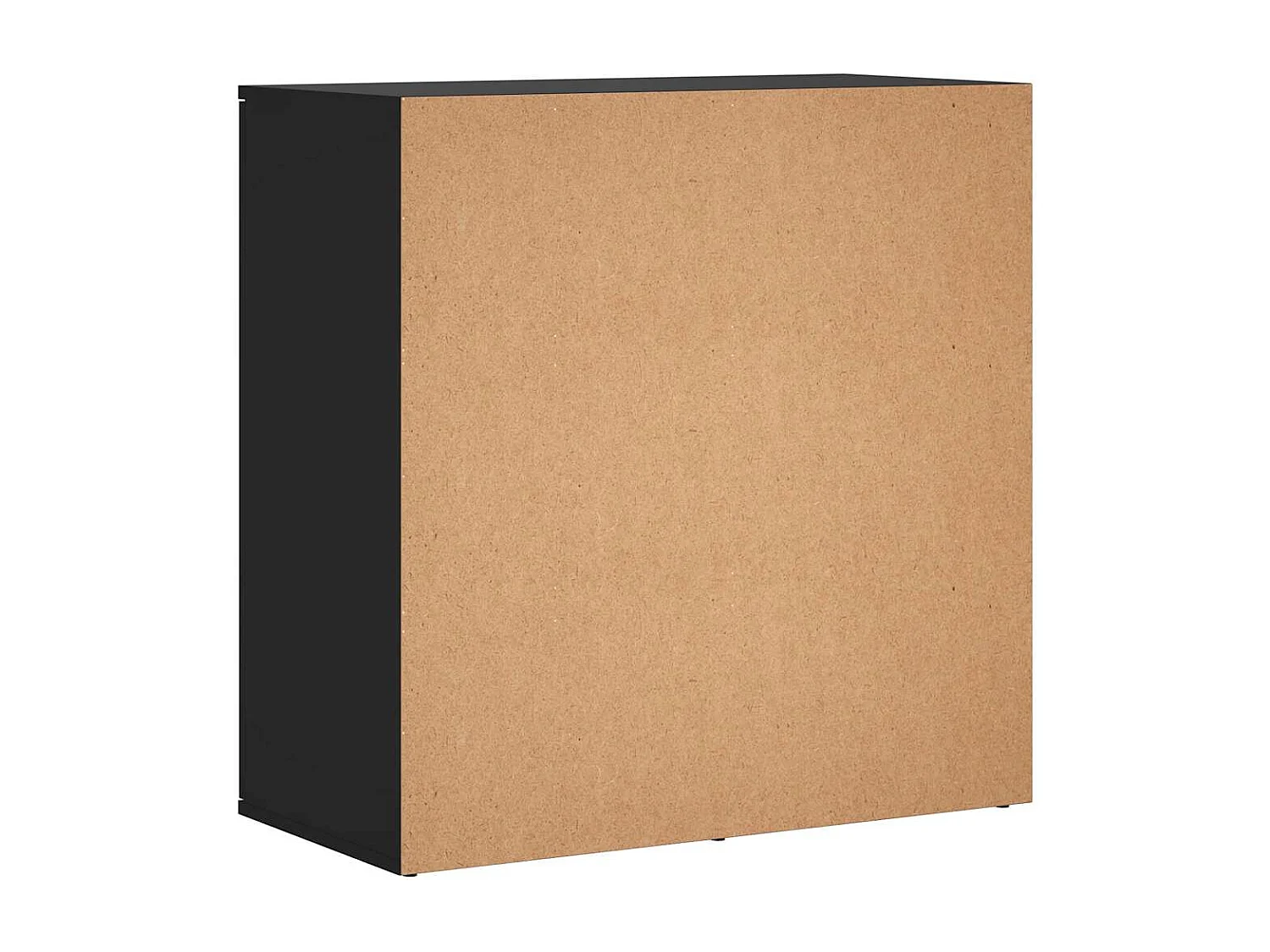 Dressoir 79x38x80 cm bewerkt hout zwart