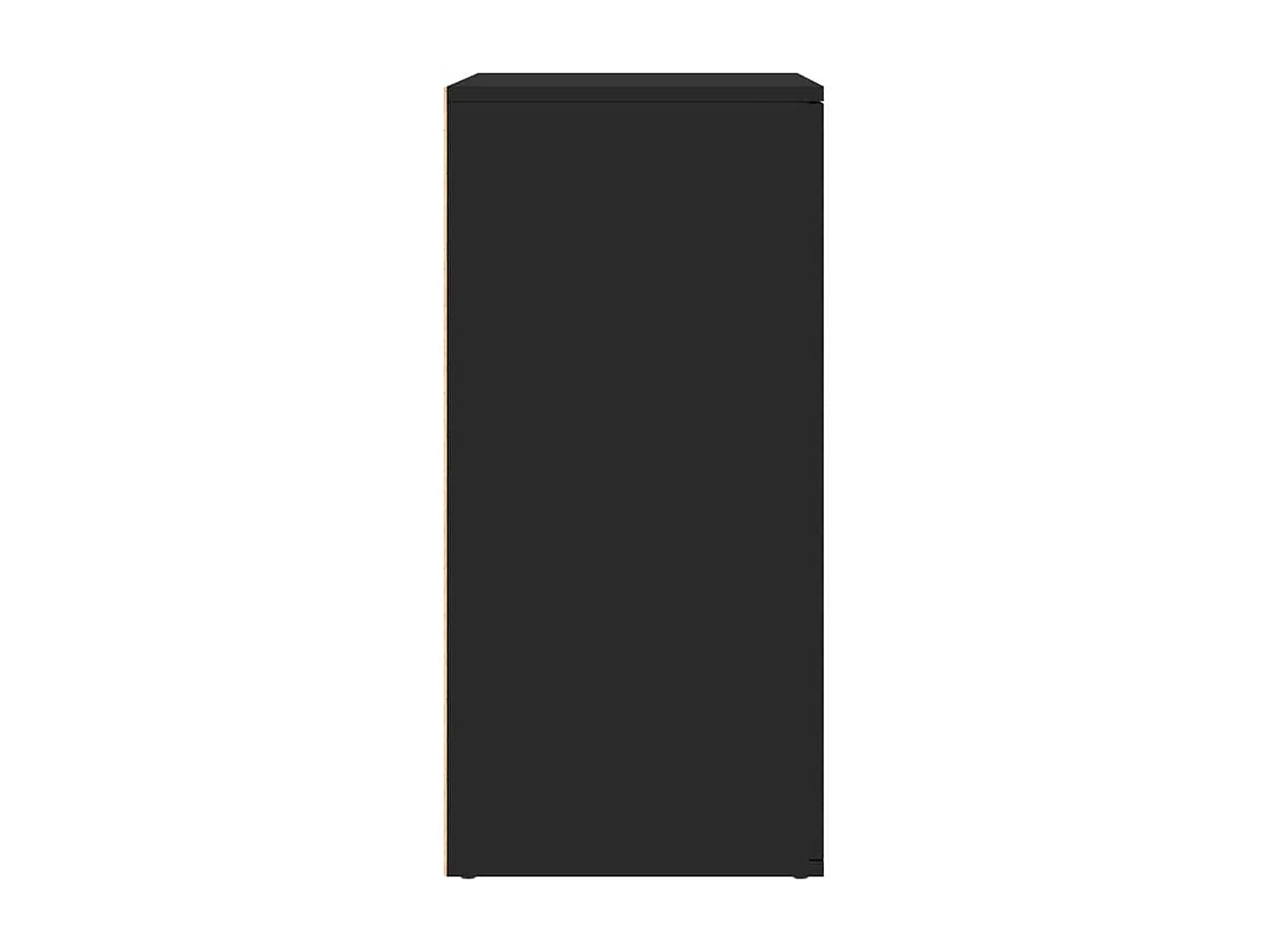 Dressoir 79x38x80 cm bewerkt hout zwart