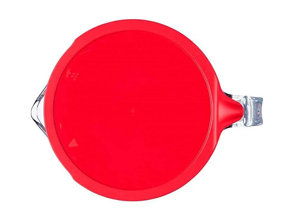 Jarra medidora Classic Pyrex con tapa 1L vidrio rojo