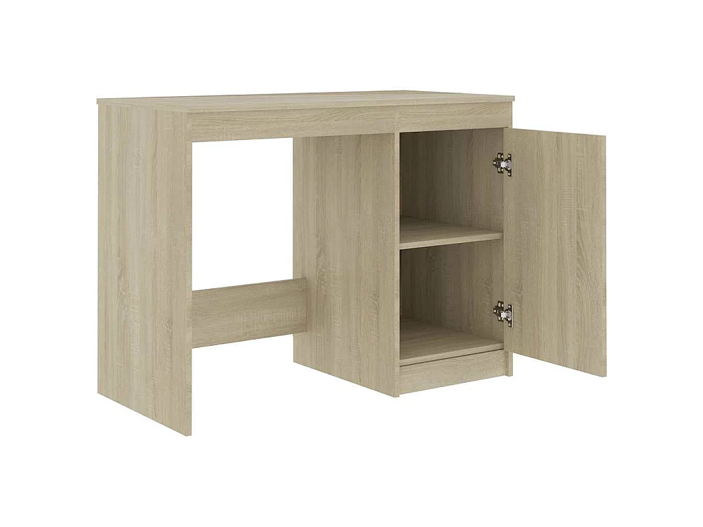 Bureau Chêne sonoma 100x50x76 cm Bois d’ingénierie