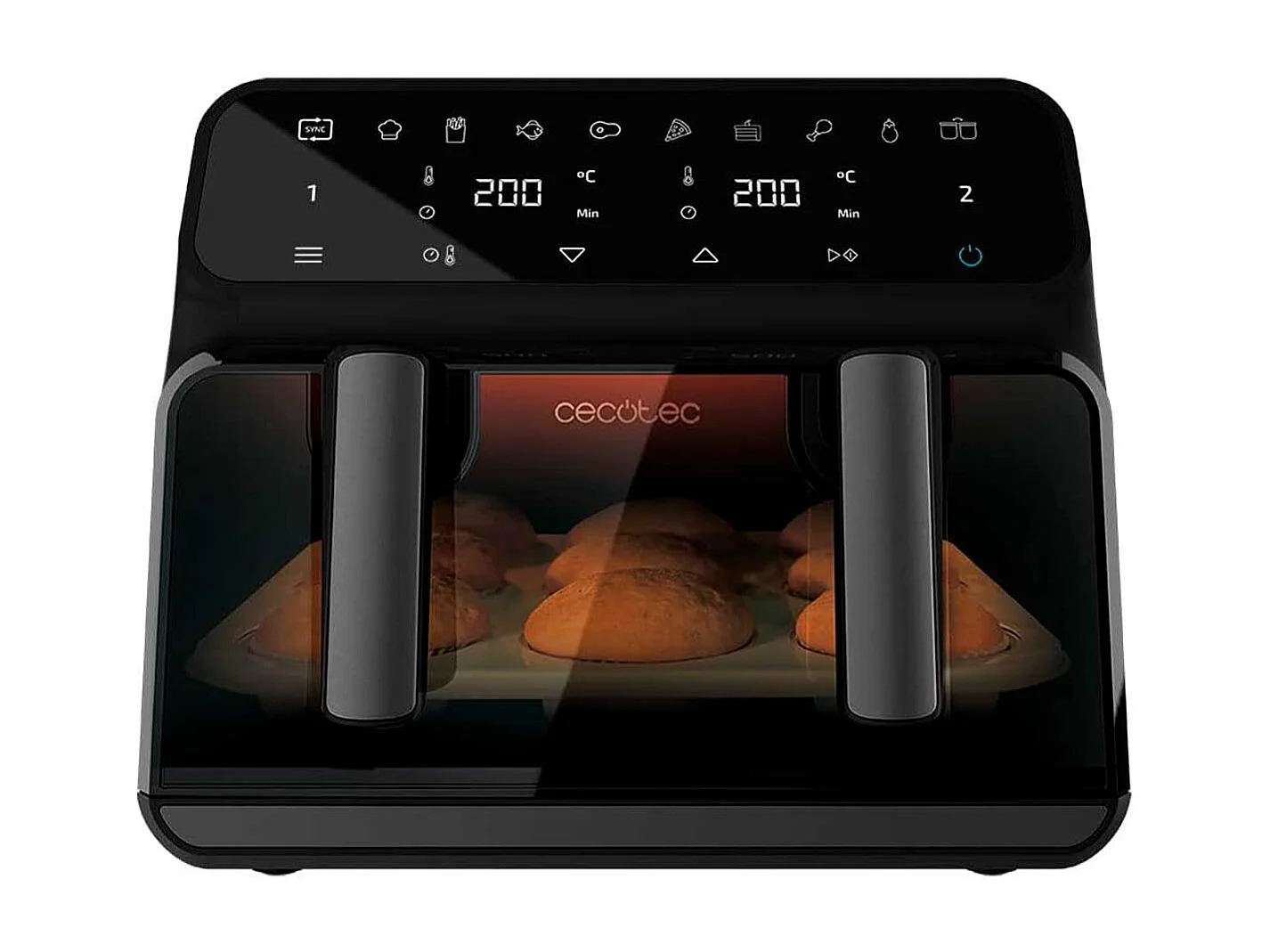 Cecotec 04986 friteuse Unique 9 L Autonome 2850 W Friteuse d’air chaud Noir