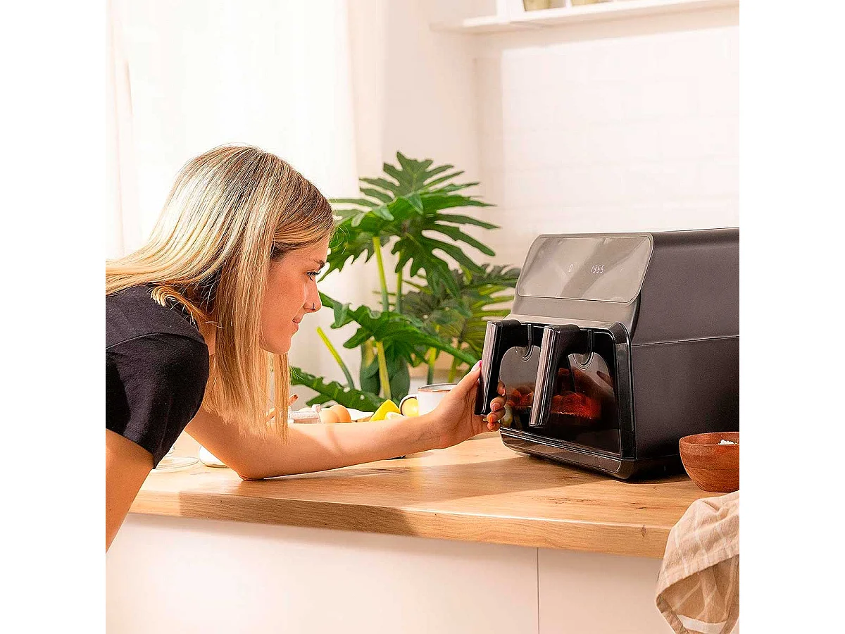 Cecotec 04986 friteuse Unique 9 L Autonome 2850 W Friteuse d’air chaud Noir