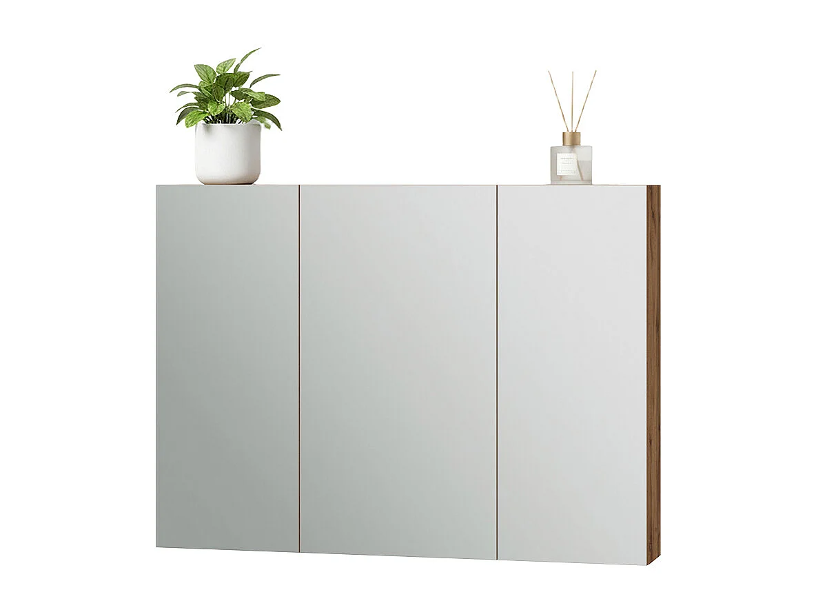 Szafka z lustrem w łazience dąb 99.7x16x73.2 lotta