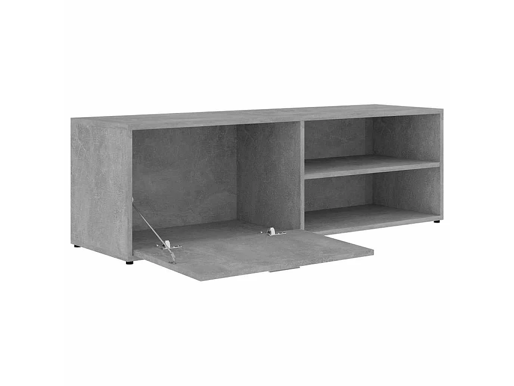 Móvel de TV 120x34x37 cm derivados de madeira cinzento cimento