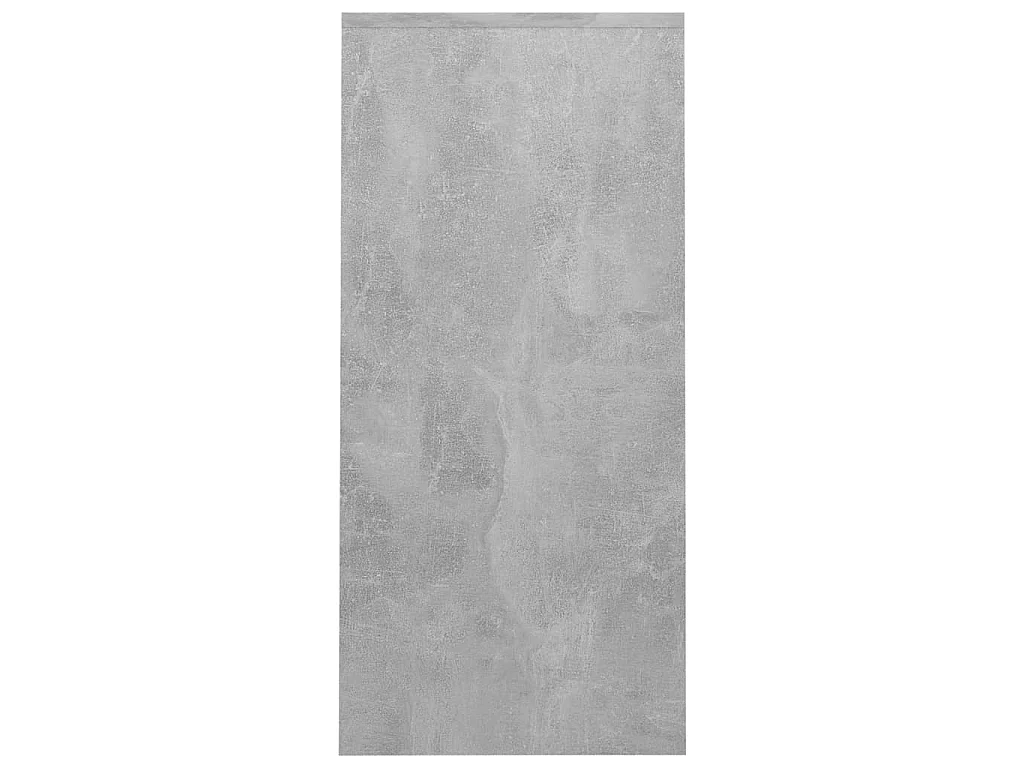 Bureau d'ordinateur portable gris béton bois d'ingénierie