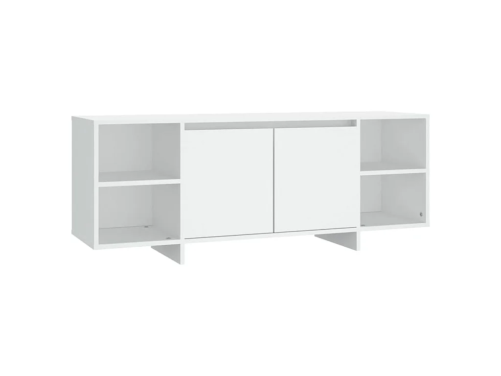 Mobile Porta TV Bianco 130x35x50 cm in Truciolato