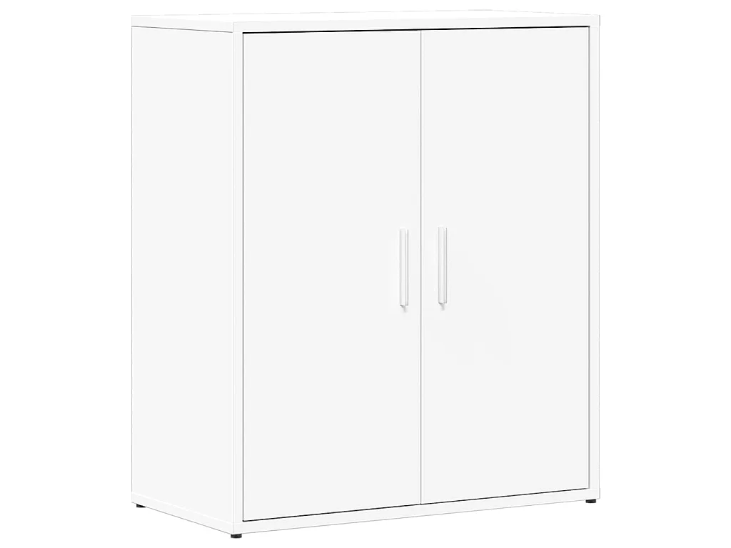 Dressoir 60x31x70 cm bewerkt hout wit