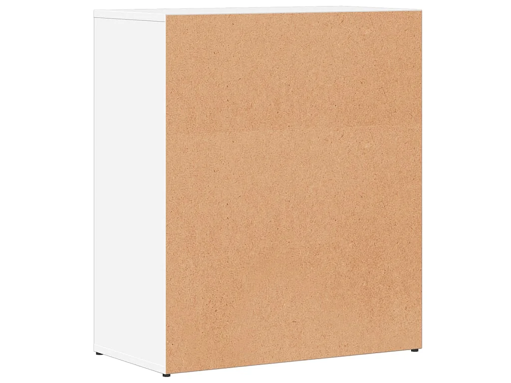 Dressoir 60x31x70 cm bewerkt hout wit