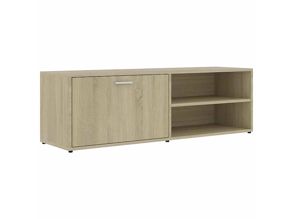 Meuble TV Chêne sonoma 120x34x37 cm Bois d’ingénierie