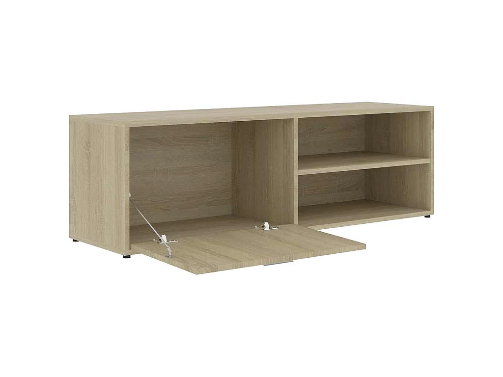 Meuble TV Chêne sonoma 120x34x37 cm Bois d’ingénierie