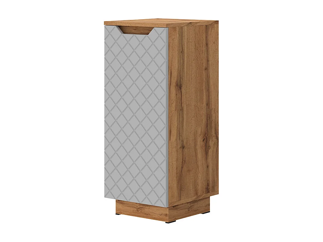 Szafka Midi dąb/szary ze strukturą płytek 33.4x35x81.9 lotta
