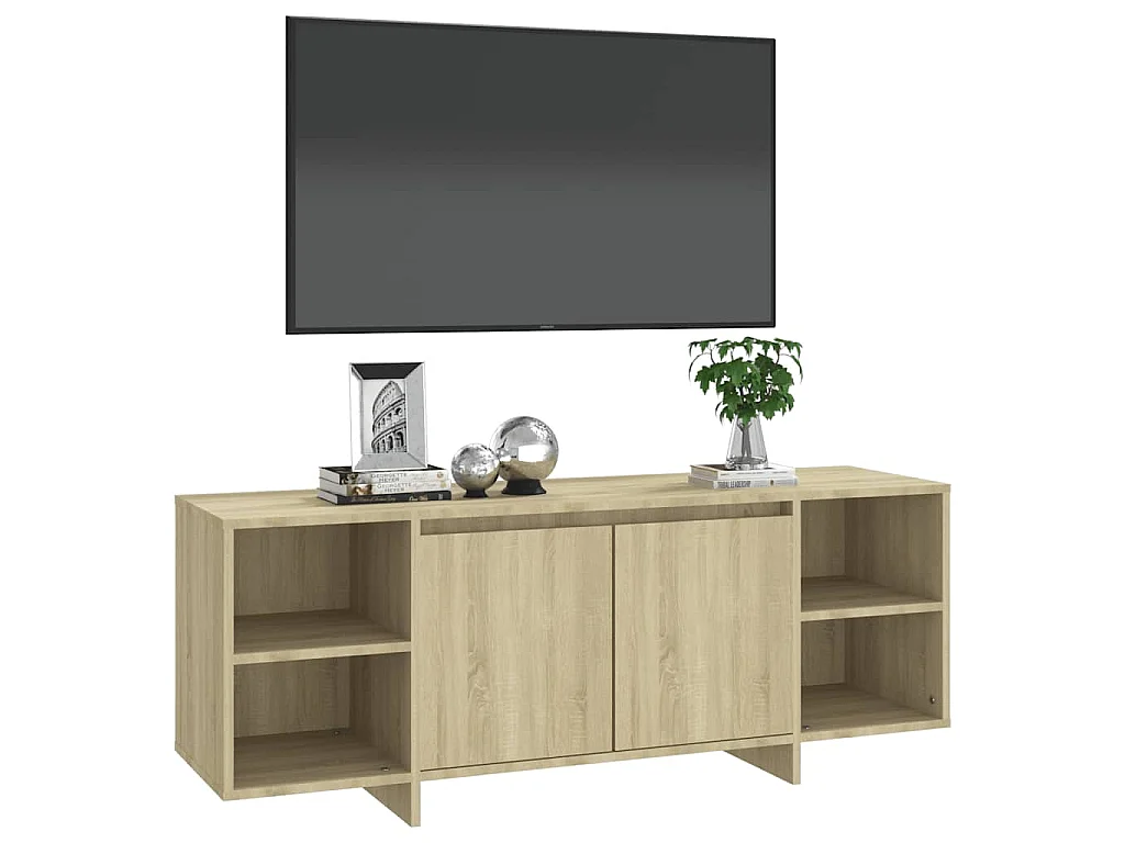 Mobile Porta TV Rovere Sonoma 130x35x50 cm in Truciolato