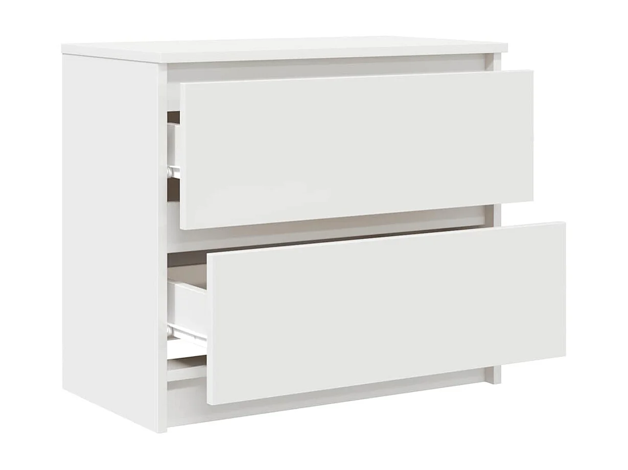 Meuble TV blanc 60x35x54 cm bois d'ingénierie