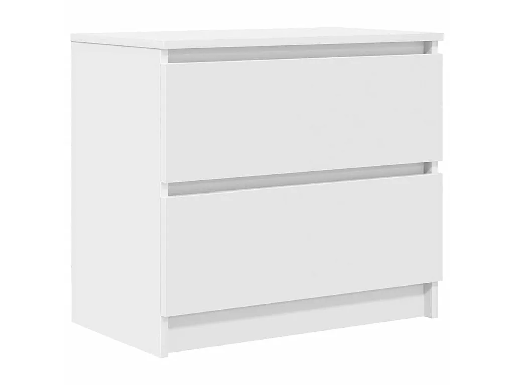 Meuble TV blanc 60x35x54 cm bois d'ingénierie