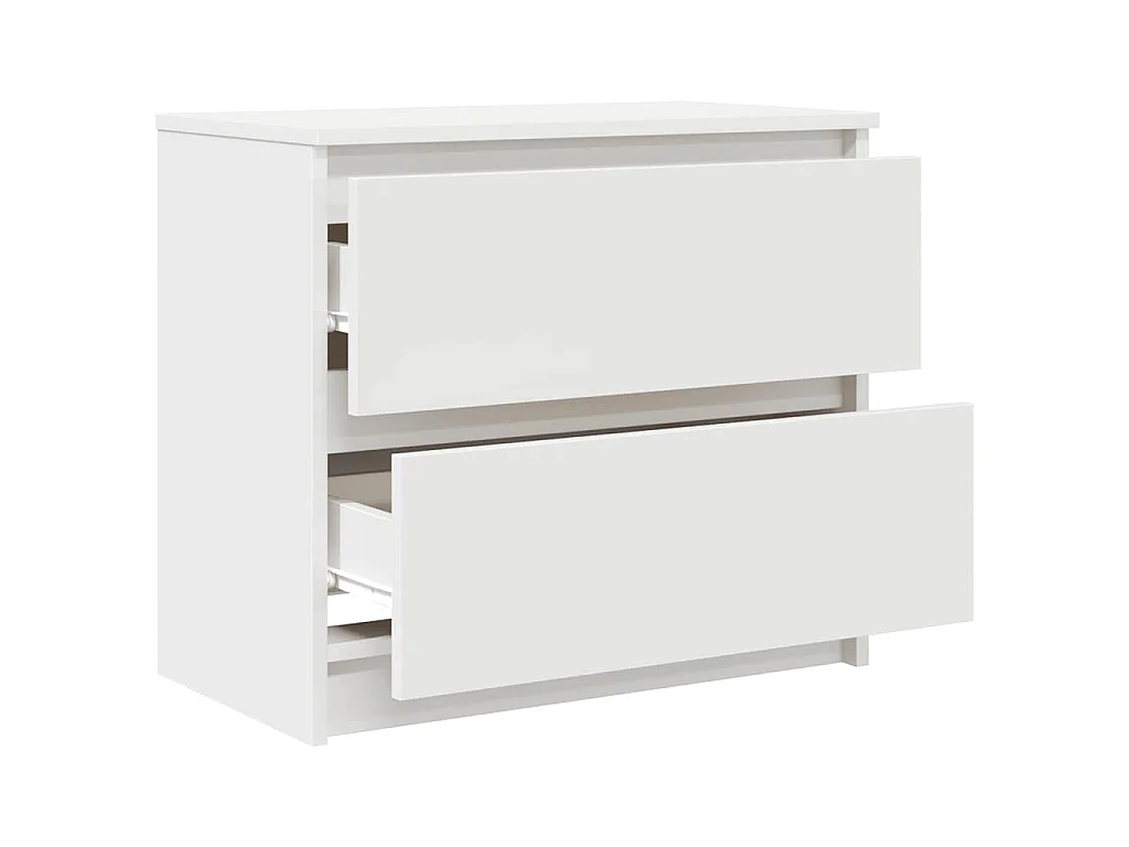 Meuble TV blanc 60x35x54 cm bois d'ingénierie