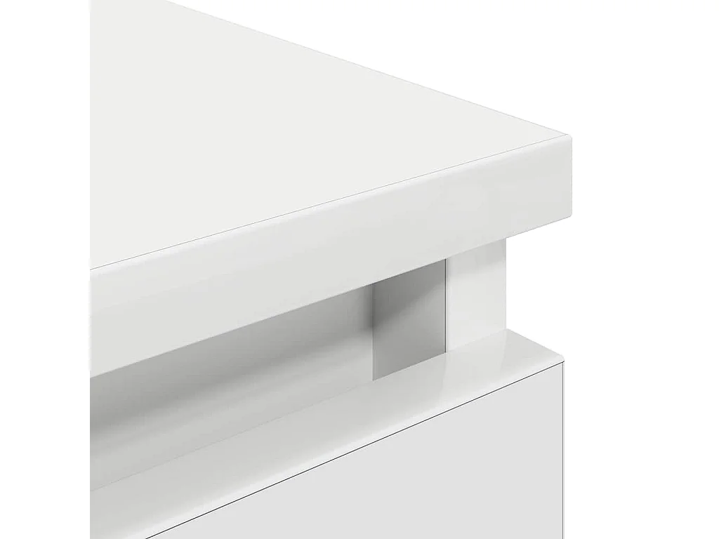 Meuble TV blanc 60x35x54 cm bois d'ingénierie