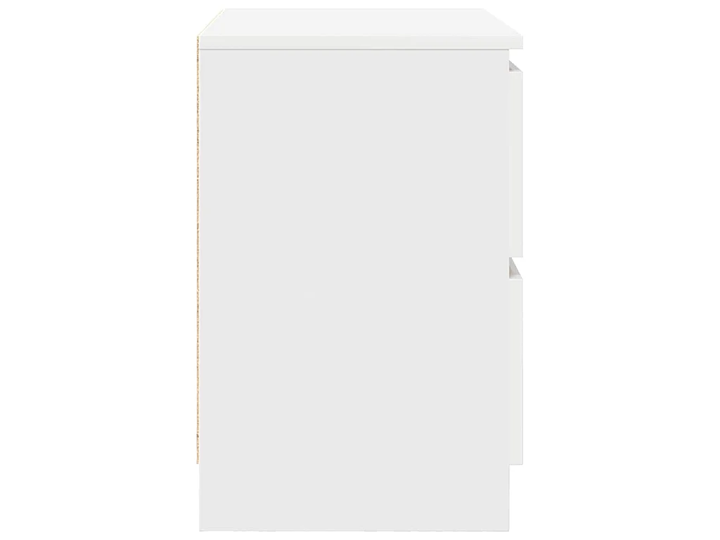 Meuble TV blanc 60x35x54 cm bois d'ingénierie