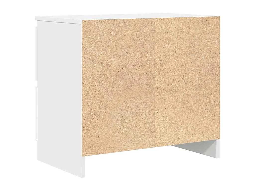Meuble TV blanc 60x35x54 cm bois d'ingénierie
