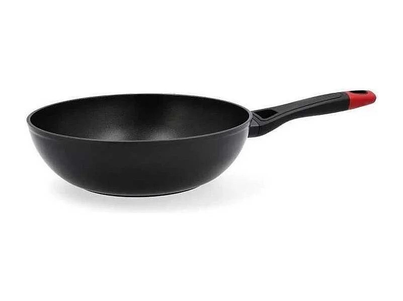 Wok - PYREX - 1455021 - En aluminium forgé - Antiadhésif - 28 cm - Sans PFAS