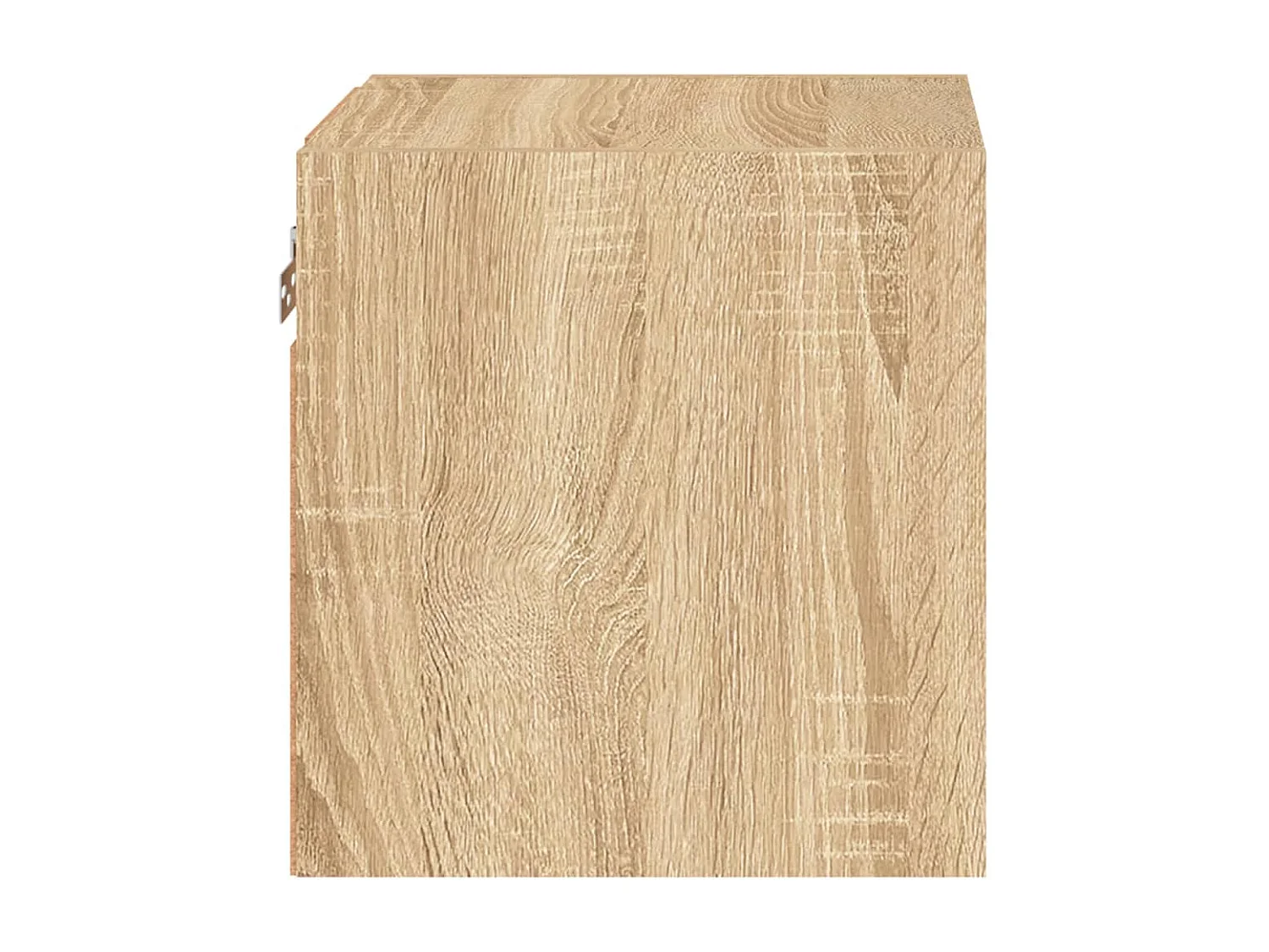 Meuble TV mural avec lumières LED chêne sonoma 30x28,5x30 cm