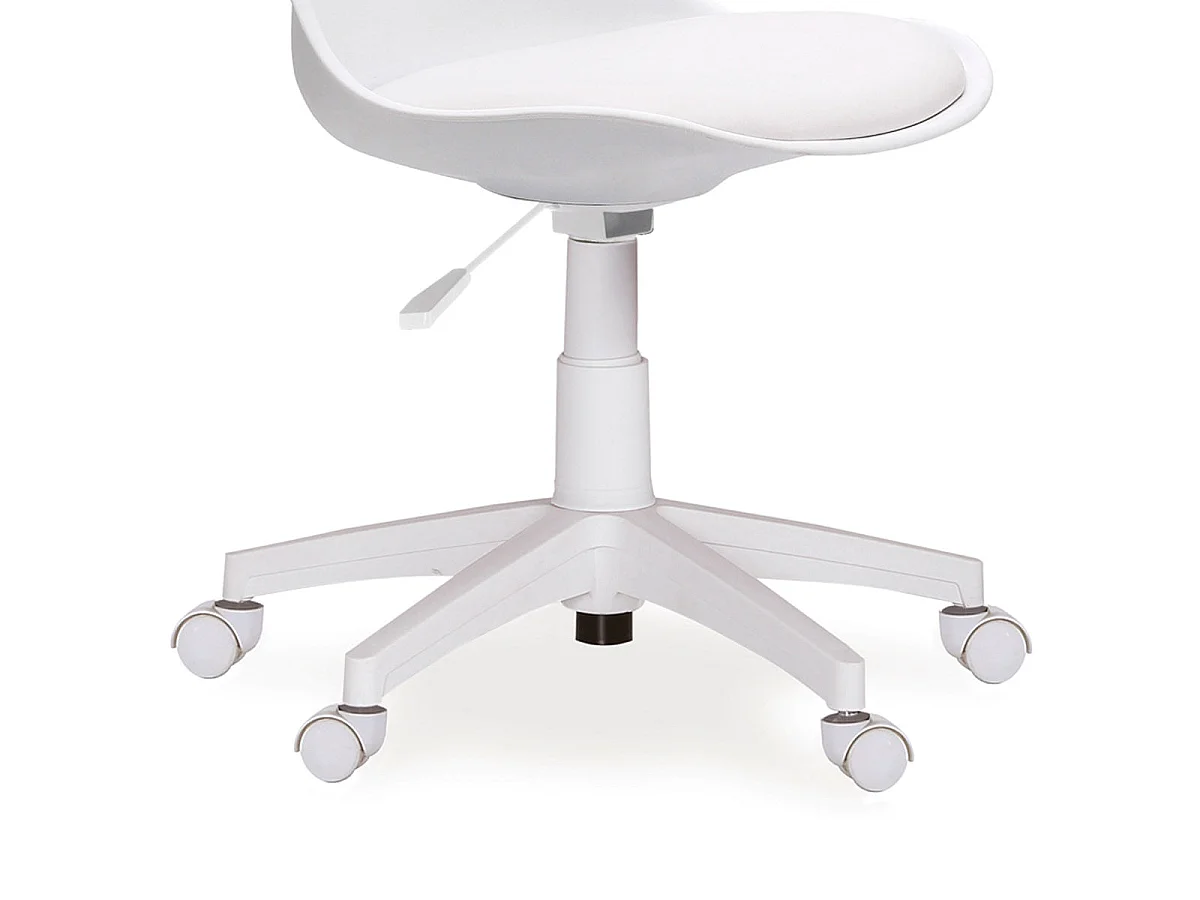 Chaise d'étude Lina blanche Modern Office