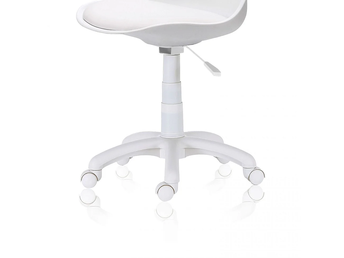 Chaise d'étude Lina blanche Modern Office