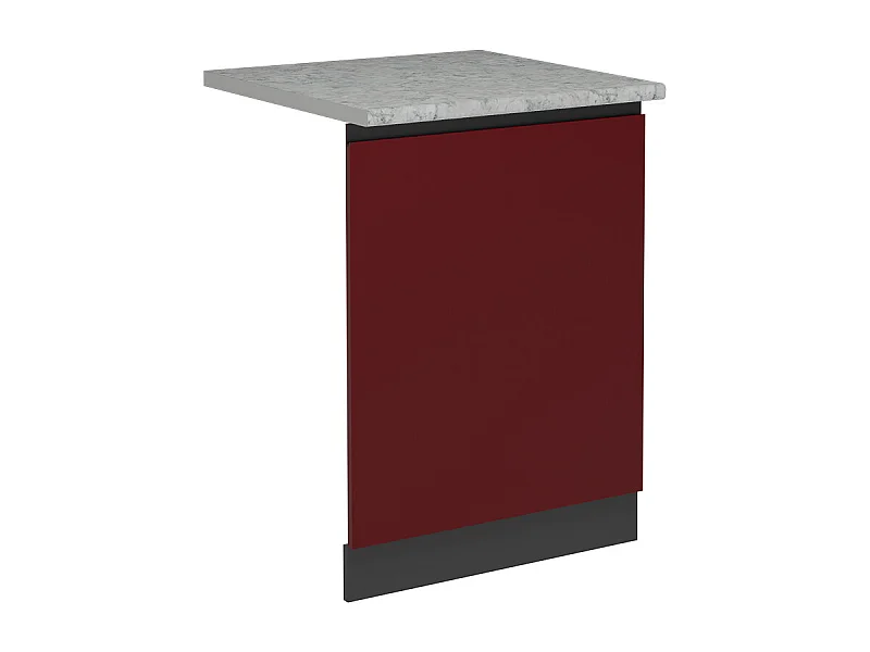 Pannello frontale della lavastoviglie rosso 60x1.6x81.8 r-line