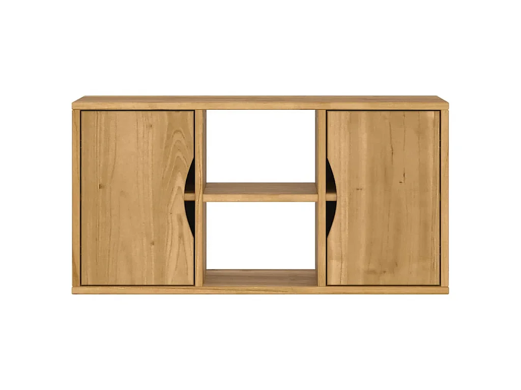 Tv-meubel ODDA 79x24x40 cm massief grenenhout