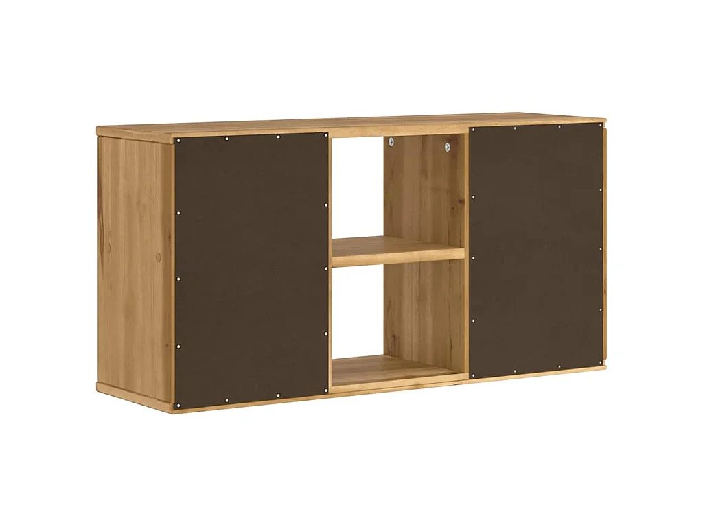 Tv-meubel ODDA 79x24x40 cm massief grenenhout