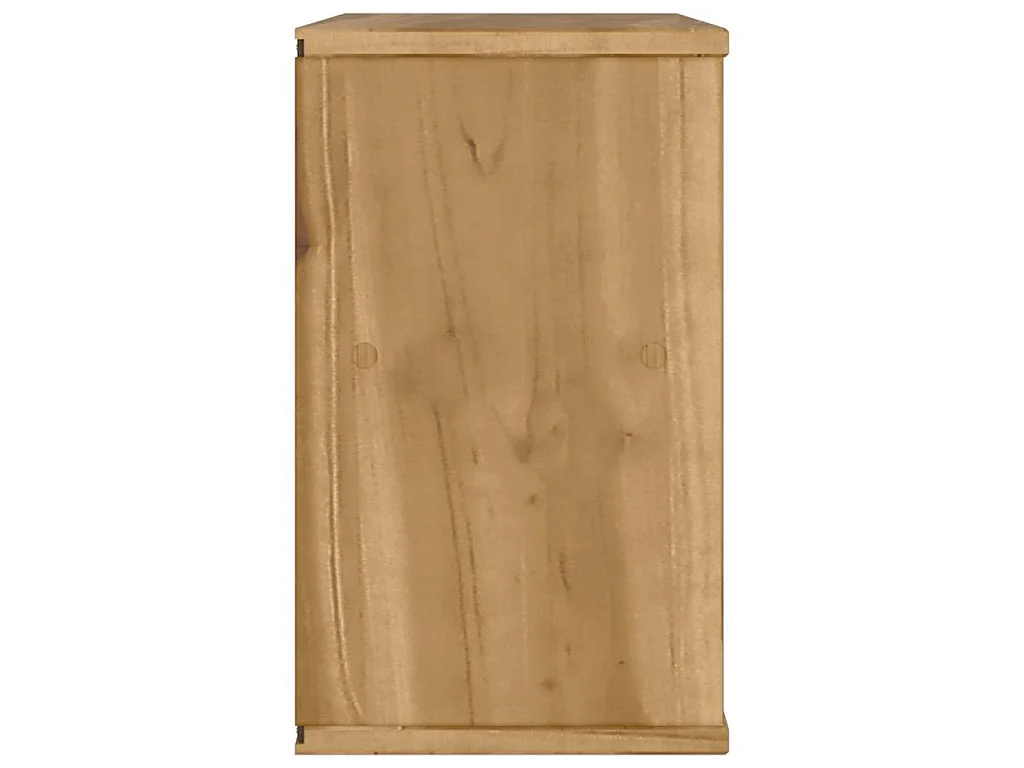 Tv-meubel ODDA 79x24x40 cm massief grenenhout