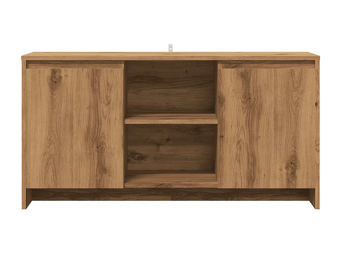 Mueble de TV madera ingeniería roble artesanal 102x37,5x52,5cm