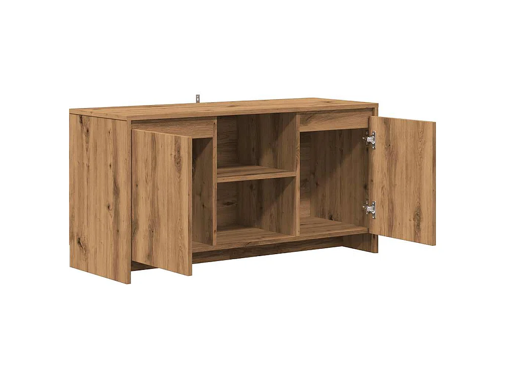 Mobile TV Rovere Artigianale 102x37,5x52,5 cm Legno Multistrato