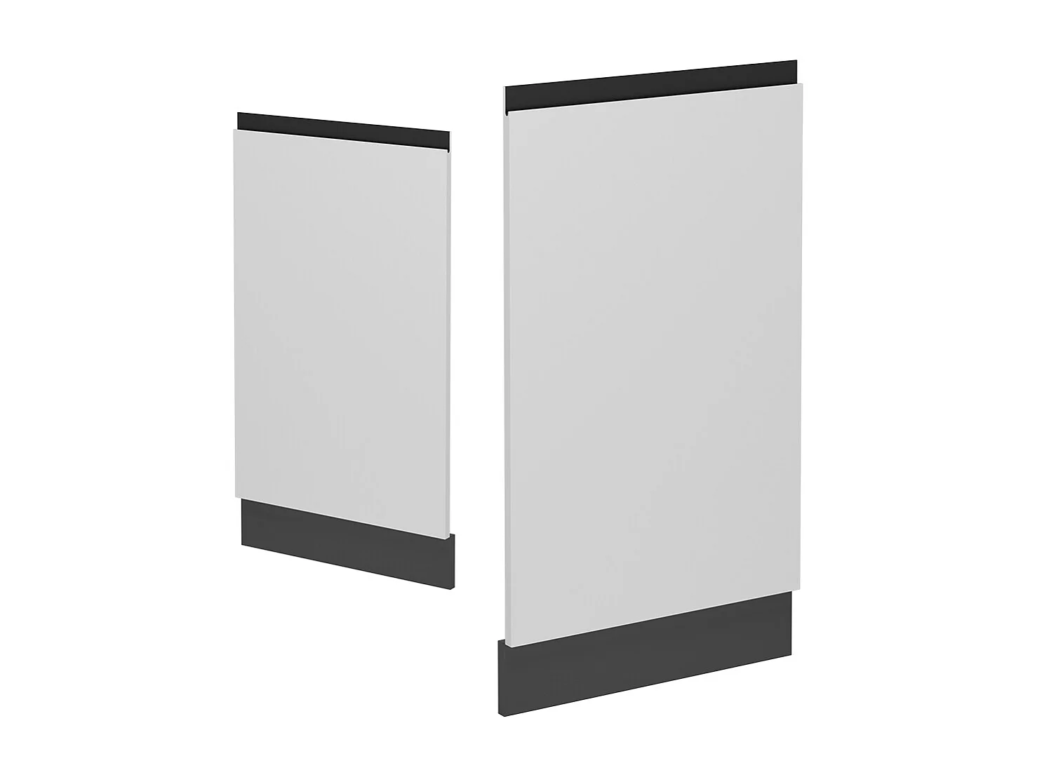 Pannello frontale della lavastoviglie bianco 45x1.6x81.8 r-line