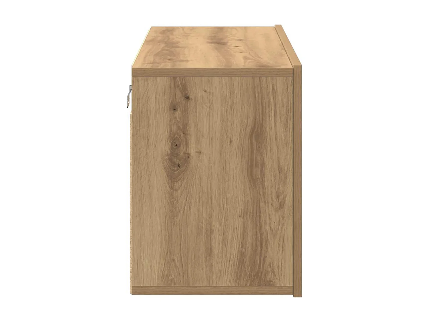 Tv-meubel wandgemonteerd 80x30x41 cm artisanaal eikenkleurig