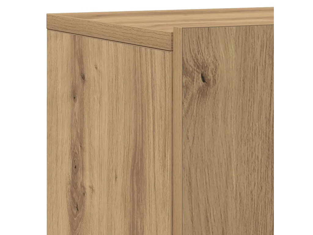 Tv-meubel wandgemonteerd 80x30x41 cm artisanaal eikenkleurig
