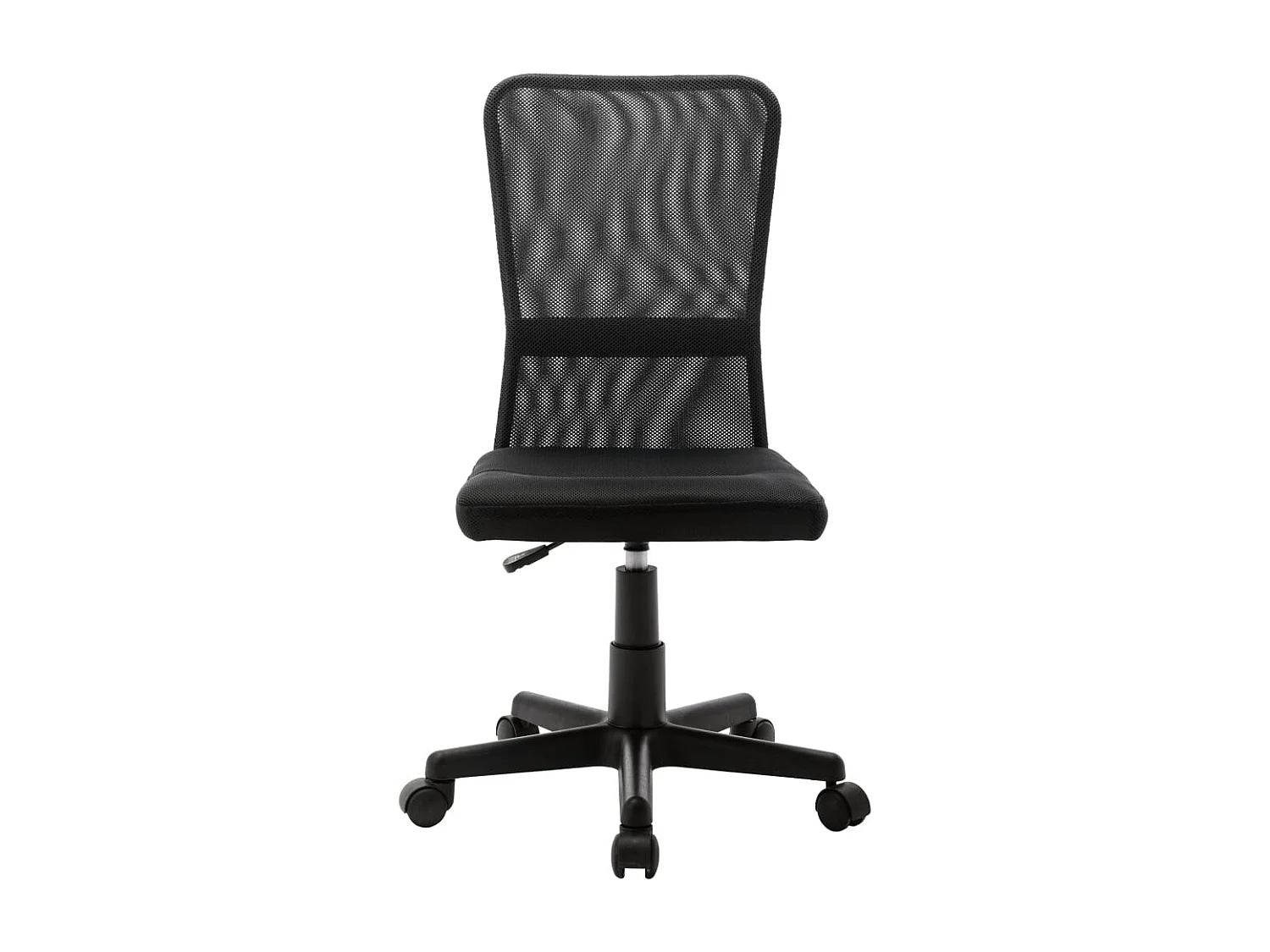 Chaise de bureau Noir 44x52x100 cm Tissu en maille