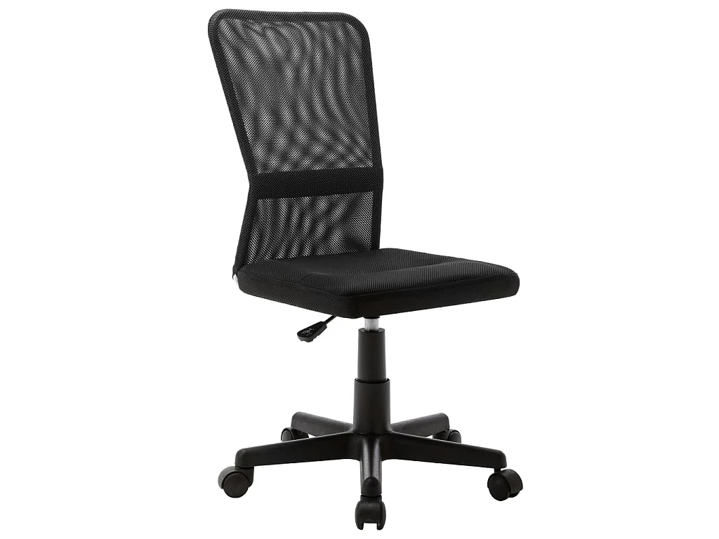 Chaise de bureau Noir 44x52x100 cm Tissu en maille