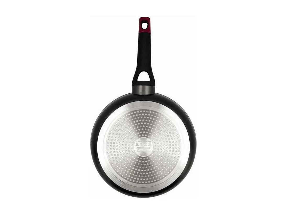 Sartén Óptima+ Pyrex aluminio forjado negro/rojo Ø22 cm