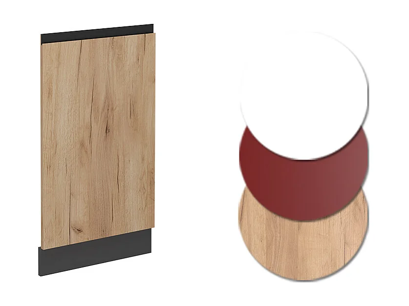 Pannello frontale della lavastoviglie quercia dorata 45x1.6x81.8 r-line