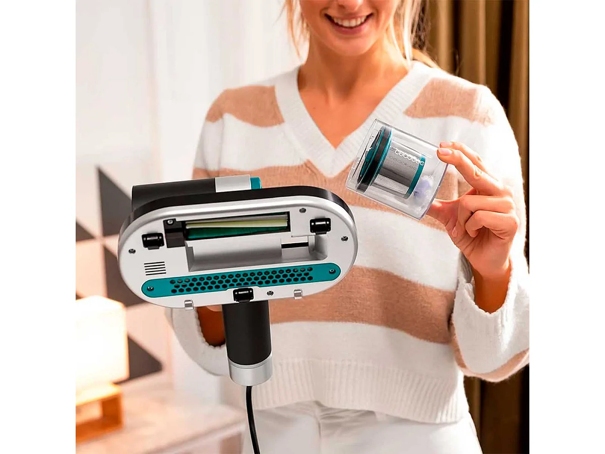 Cecotec Conga RockStar 3000 Mattress aspirapolvere senza filo Nero, Argento, Turchese Senza sacchetto