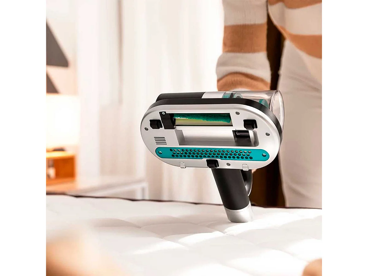 Cecotec Conga RockStar 3000 Mattress aspirapolvere senza filo Nero, Argento, Turchese Senza sacchetto