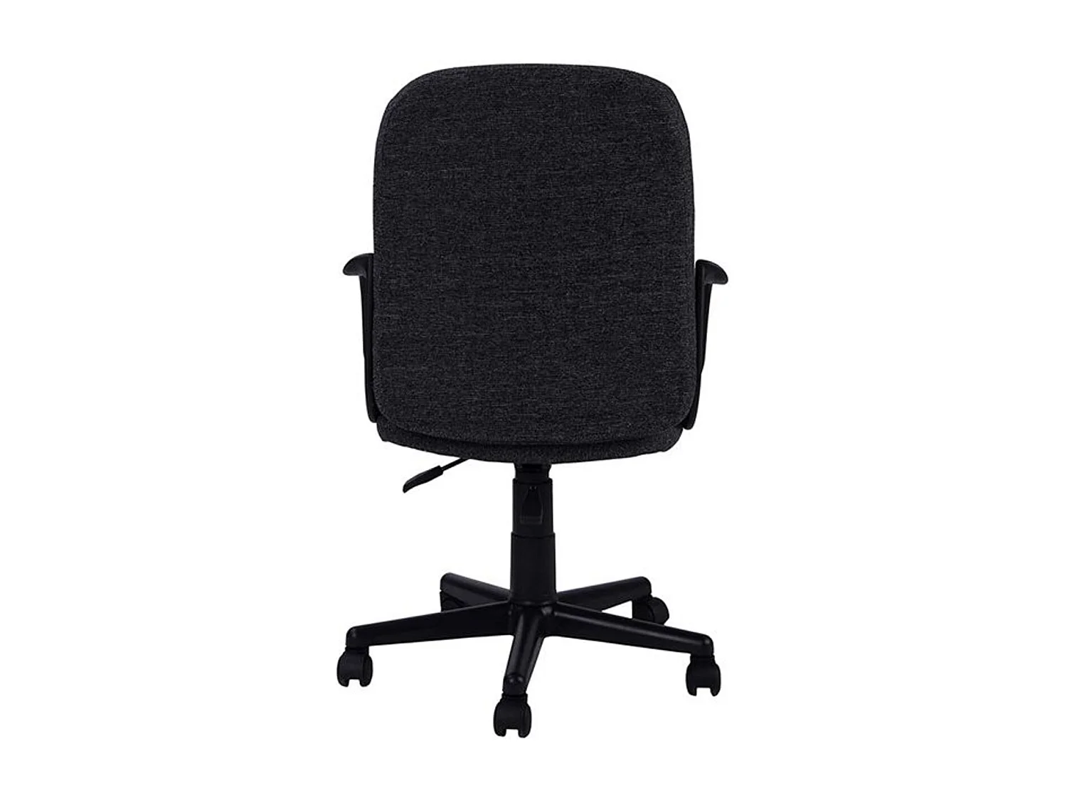 Cadeira de escritório cinza antracite com rodas, braços e ajustável 57x103x46 cm