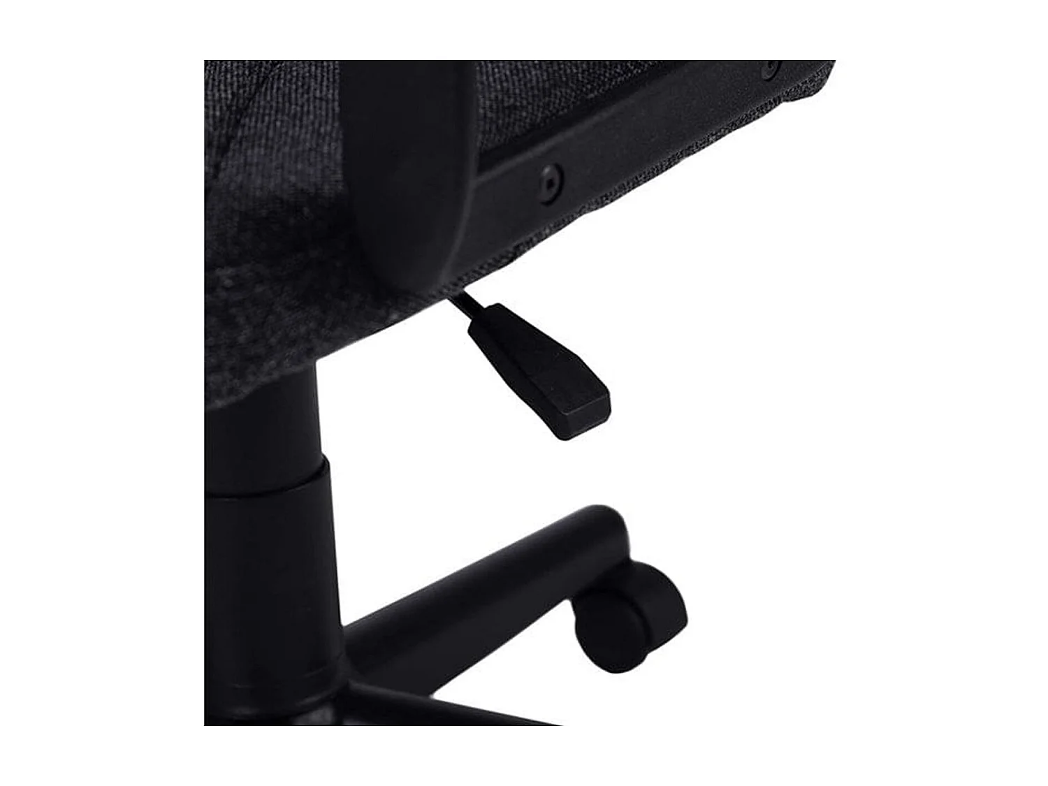 Silla Oficina Gris Antracita con Ruedas, Reposabrazos y Regulable 57x103x46 cm