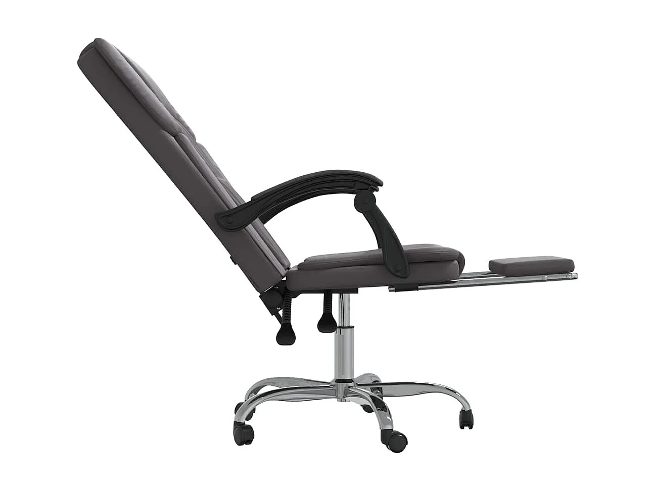 Fauteuil inclinable de bureau Gris Similicuir