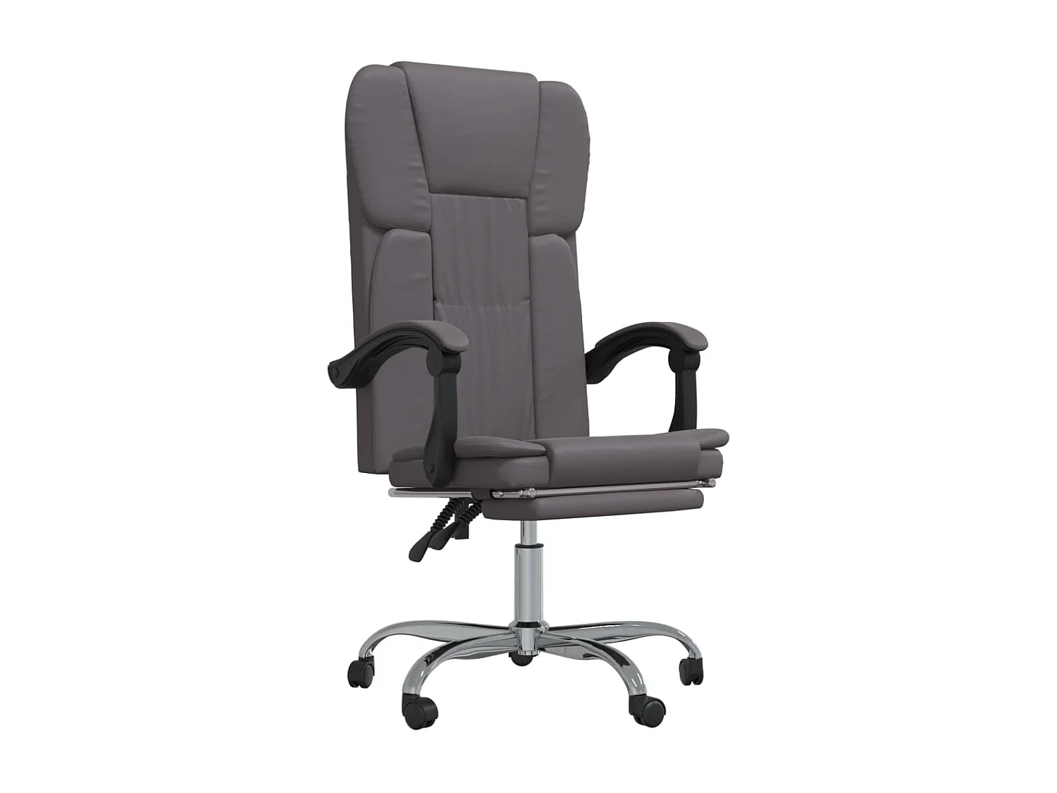 Fauteuil inclinable de bureau Gris Similicuir
