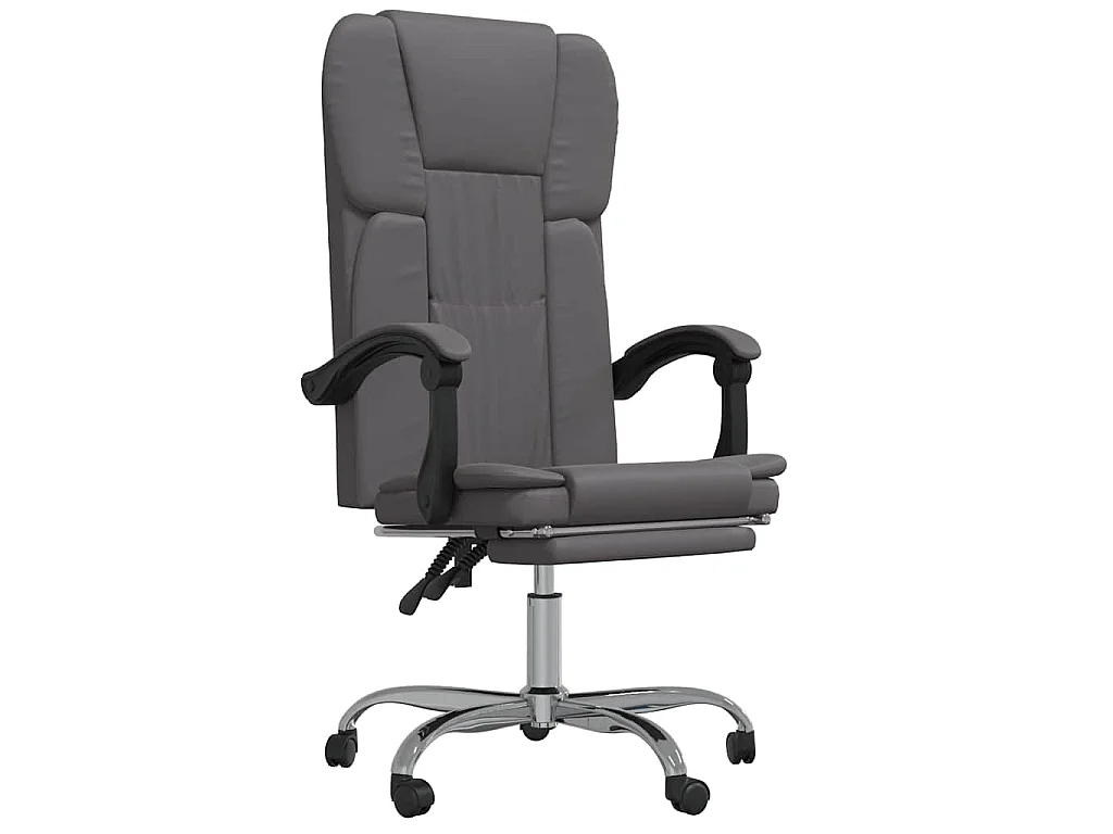 Fauteuil inclinable de bureau Gris Similicuir