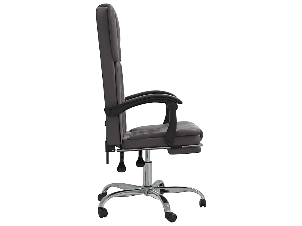 Fauteuil inclinable de bureau Gris Similicuir