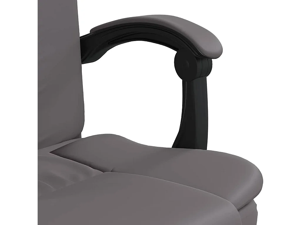 Fauteuil inclinable de bureau Gris Similicuir