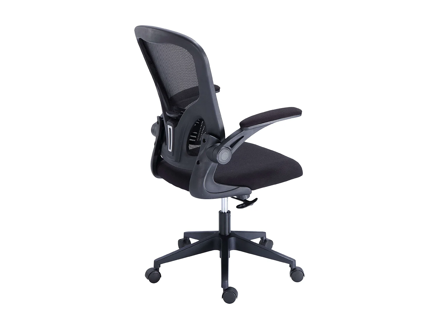 Silla Oficina Lexi Negro Giratoria, Regulable, Reposabrazos, 66x108x64 cm