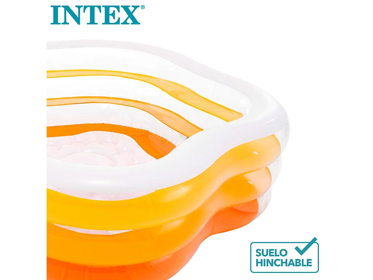 Piscine enfant forme étoile orange Intex